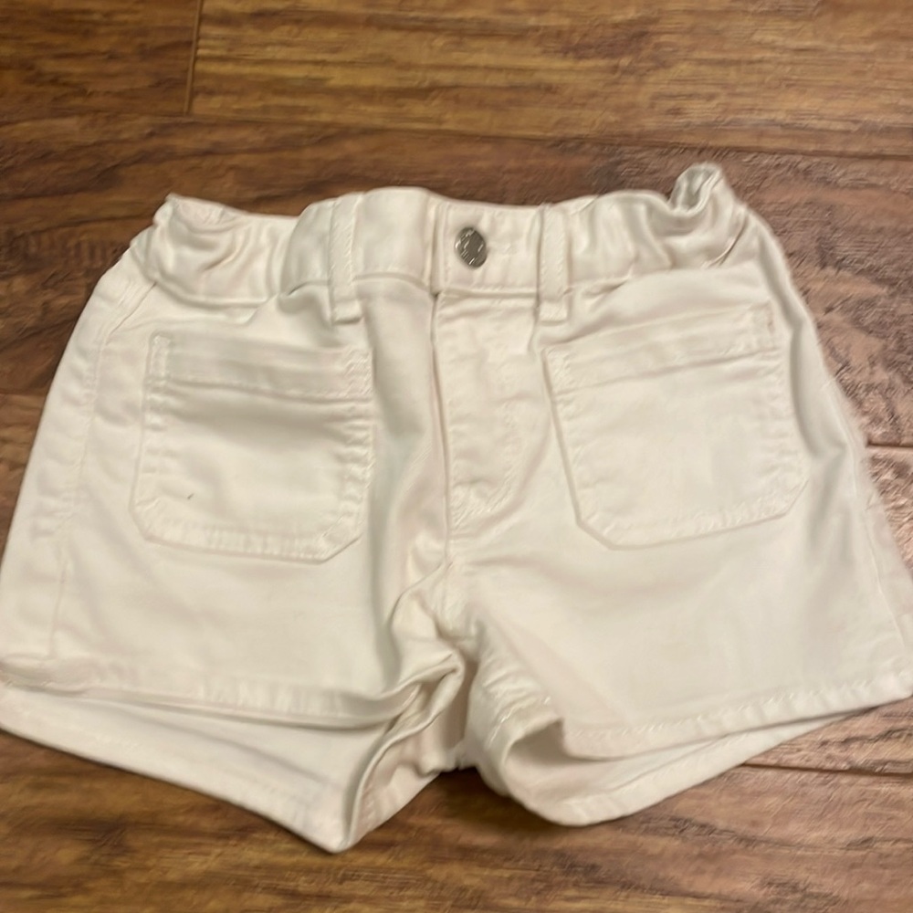 White gap girls jean shorts